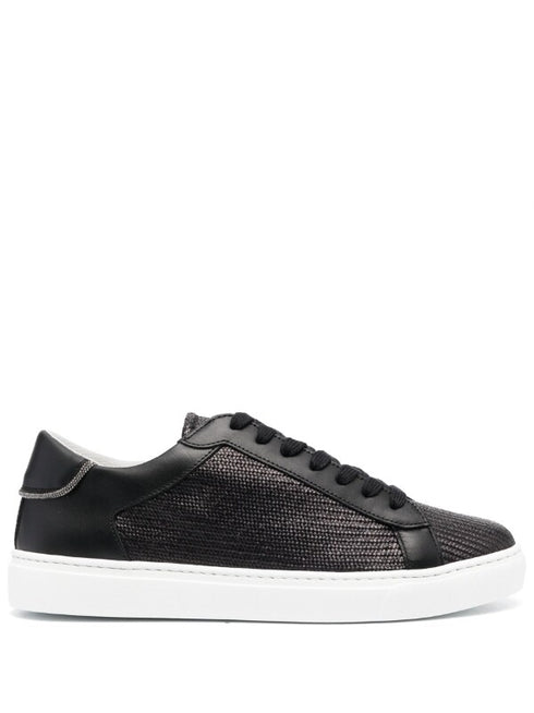 round-toe low-top sneakers